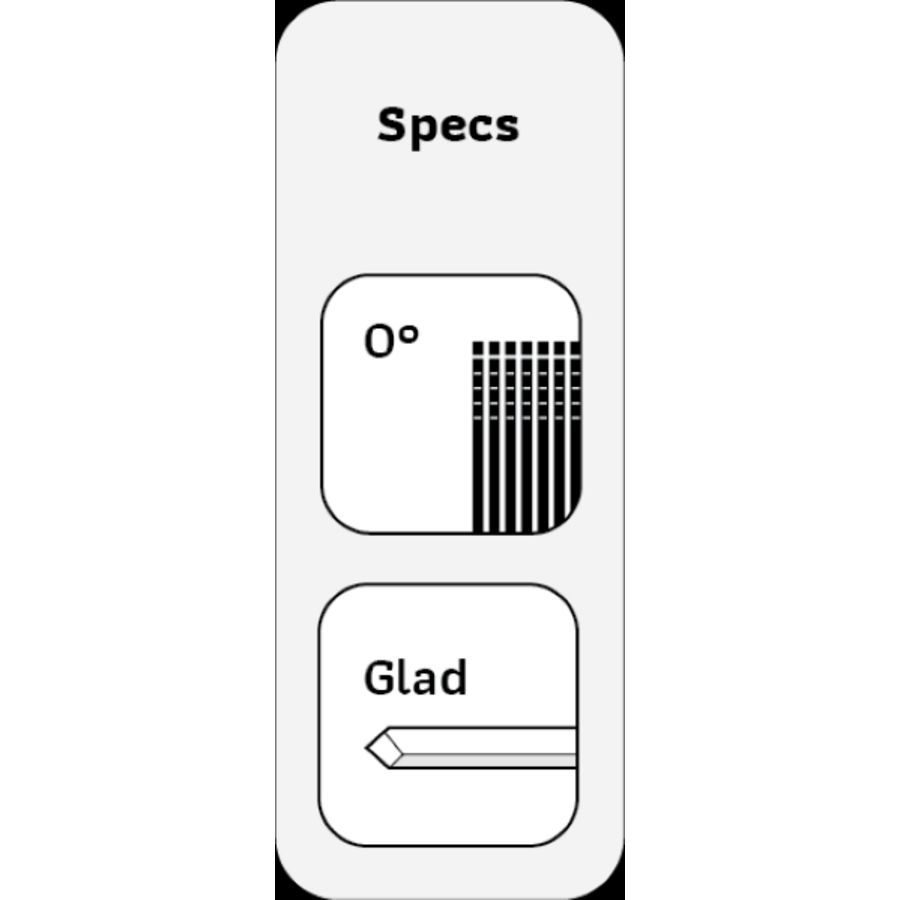 Doos a 1000st. Schietnagel T-nagels gegalvaniseerd l.57mm
