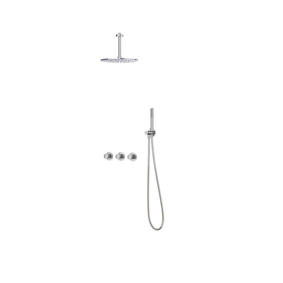 Afbouwdeel regendouche IVY combiset Bond 4 inbouwthermostaat symmetry chroom CSB4CRAFBC incl. inbouwbox