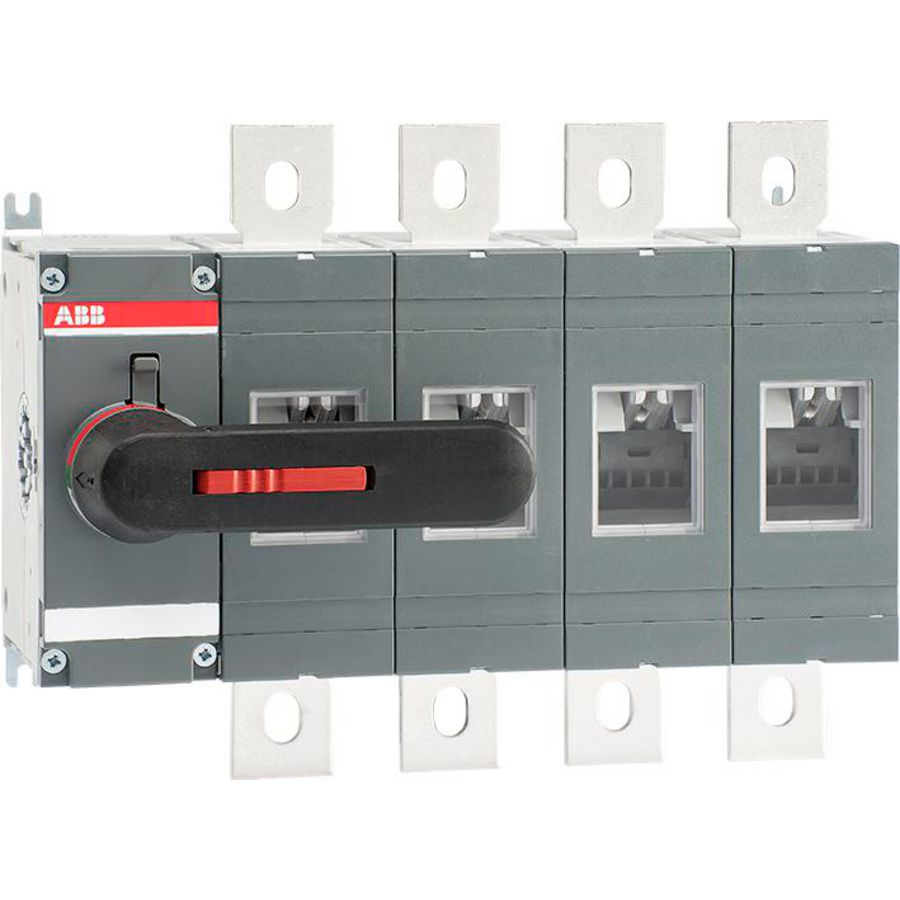 Lastscheider 630A 4P knop direkt op schakelaar