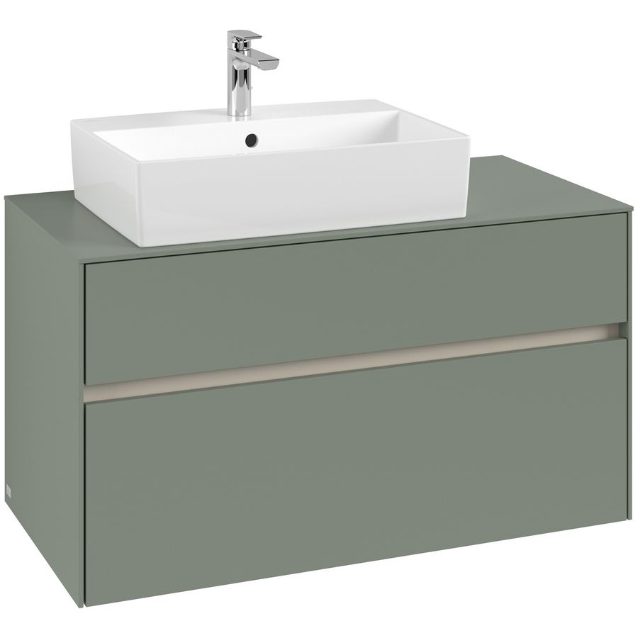 Wastafelonderkast Collaro 1000x548x500mm Soft Green C12600AF