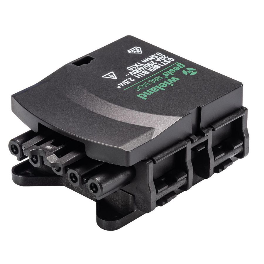 Vlakkabeladapter NRG5x2,5/4 GST18I5 zwart VVE=5