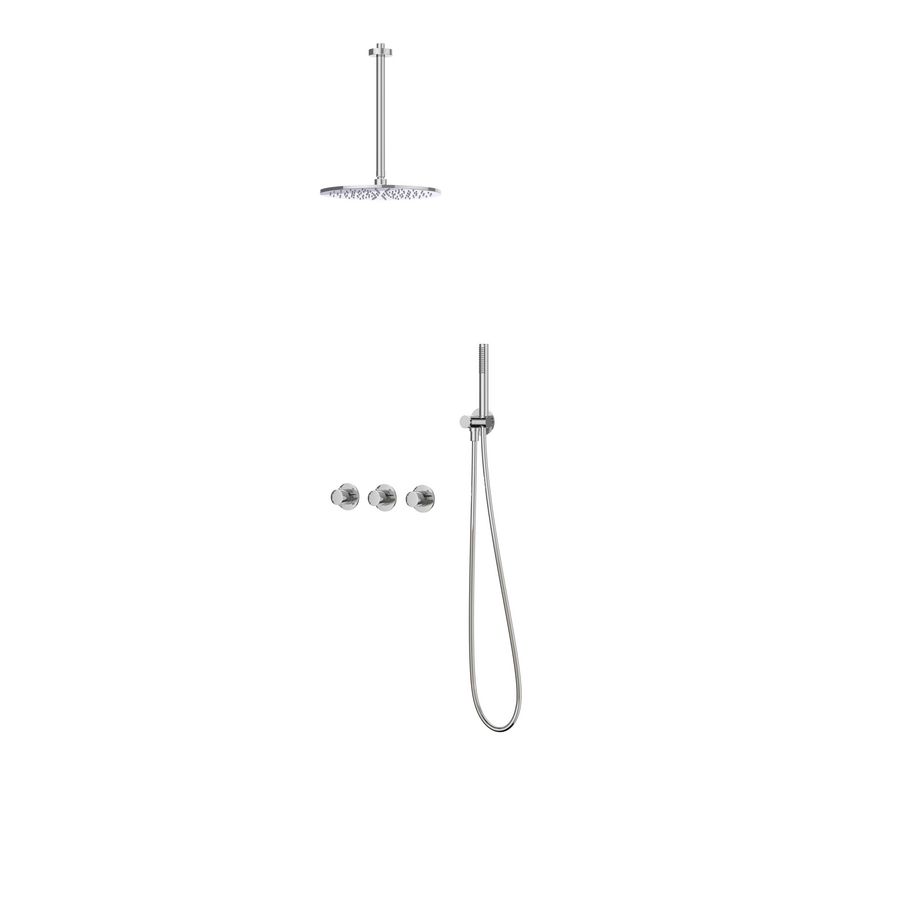 Afbouwdeel regendouche IVY combiset Bond 4 inbouwthermostaat symmetry chroom CSB4CRAFCC incl. inbouwbox