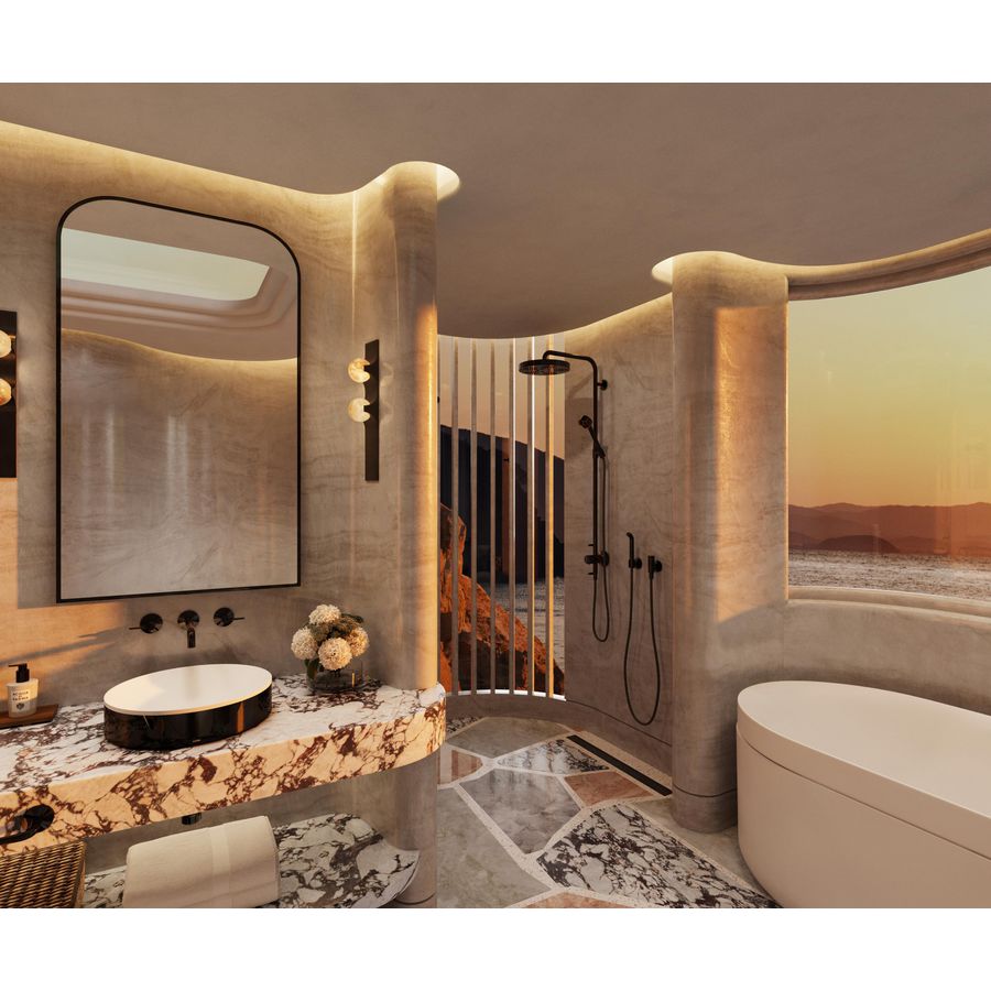 AXOR Suite B&B ligbad vrijstaand wit 190x85cm incl. afvoerplug chroom