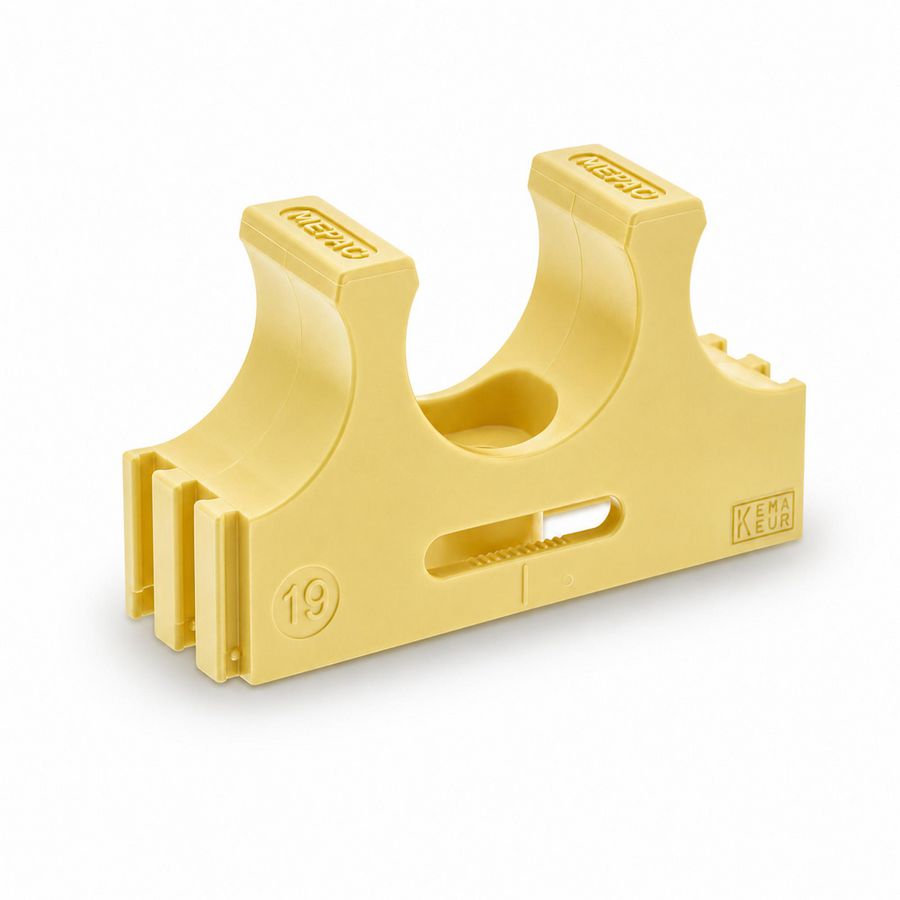 Doos a 100st. Klembeugel KB2 19mm creme