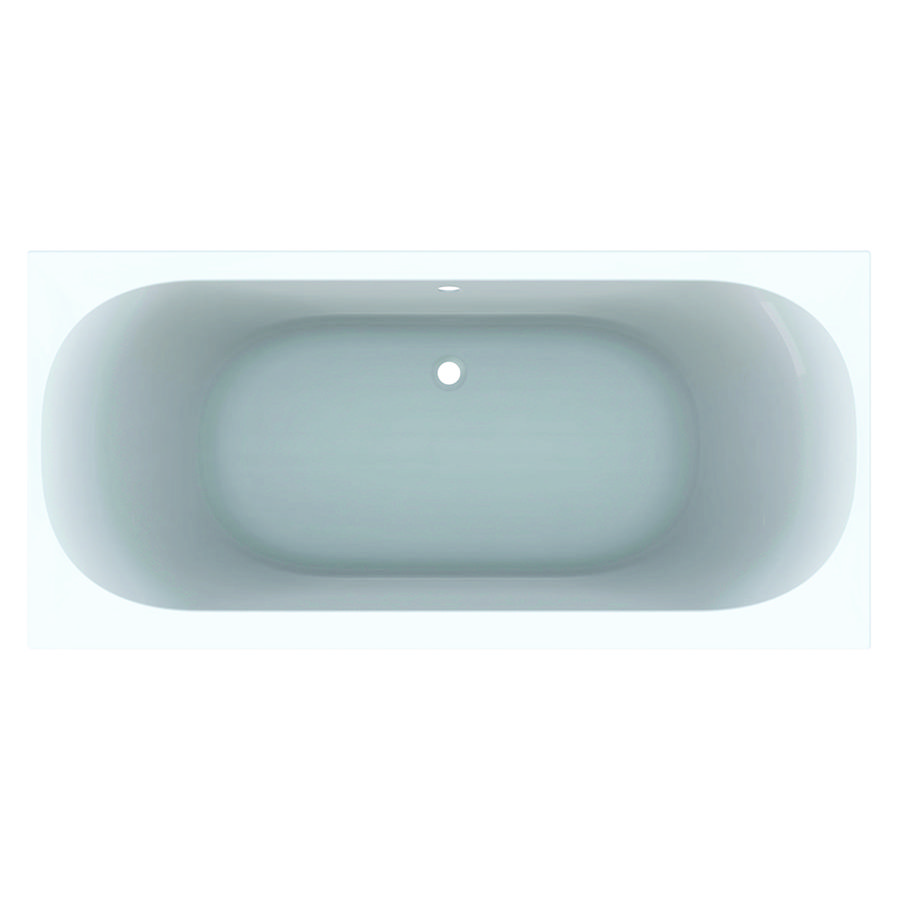 Soana duobad 190x90cm acryl wit excl. poten