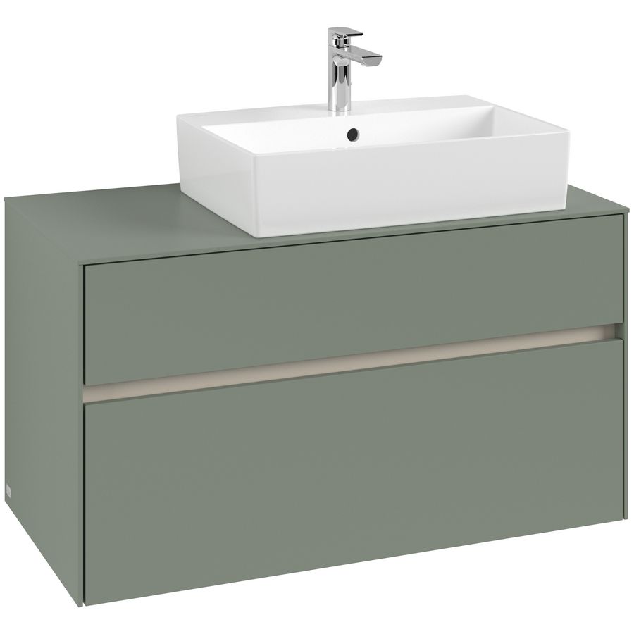 Wastafelonderkast Collaro 1000x548x500mm Soft Green C12700AF