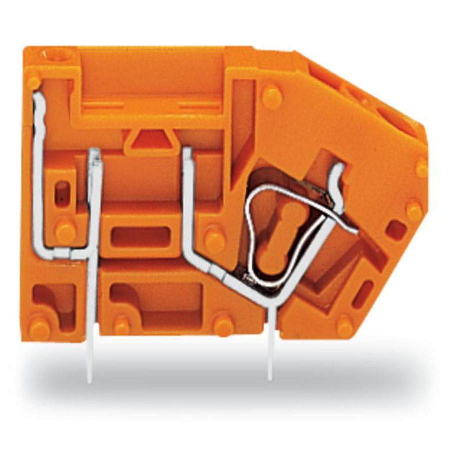 Rijgbare printklem + zekeringhouder 2,5mm² oranje VVE=300
