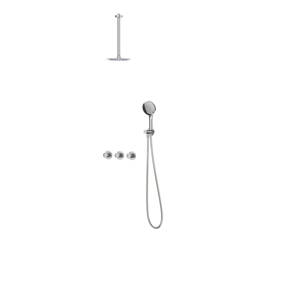 Afbouwdeel regendouche IVY combiset Bond 4 inbouwthermostaat symmetry chroom CSB4CRBACC incl. inbouwbox