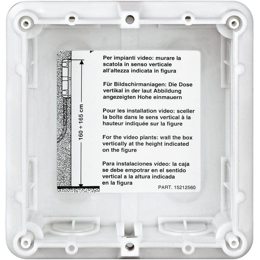 Inbouwdoos new 1 module Sfera