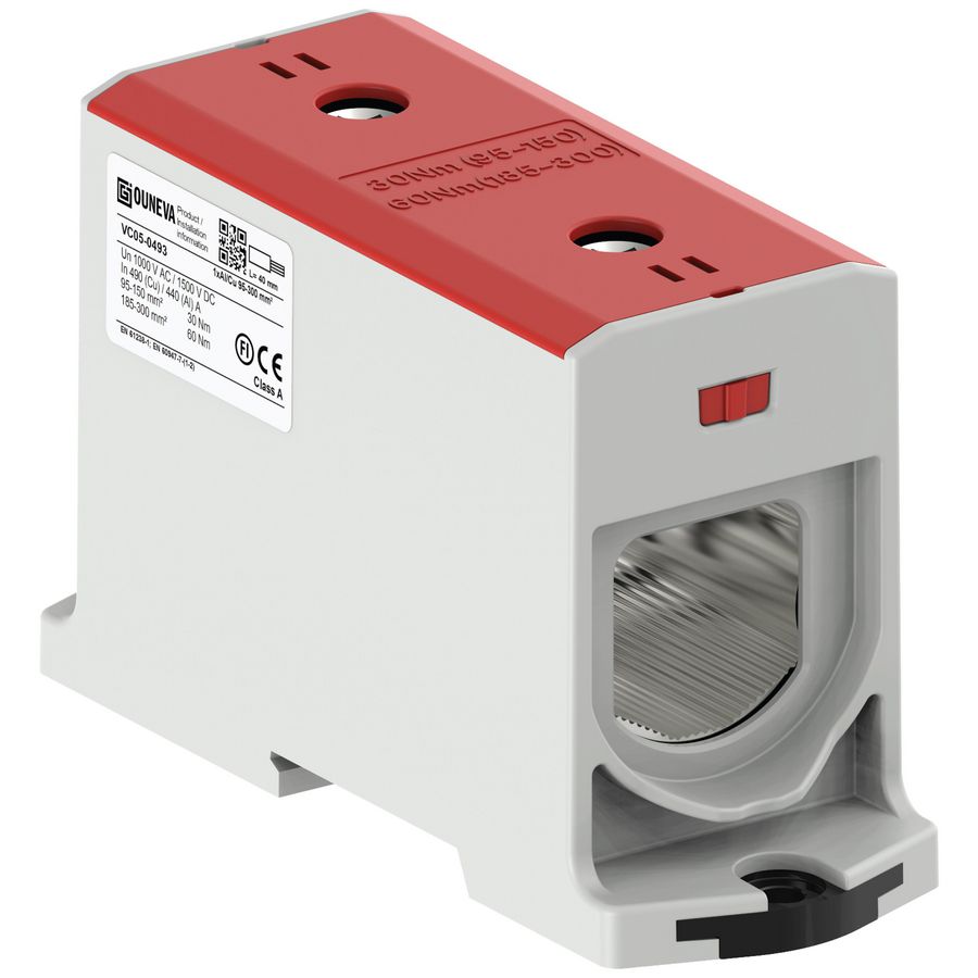 Aansluitklem OTL zwart 95-300mm² 1xAl/Cu