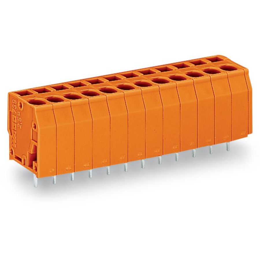 Printklem 2,5mm² raster 5,08mm oranje 739-152 VVE=100