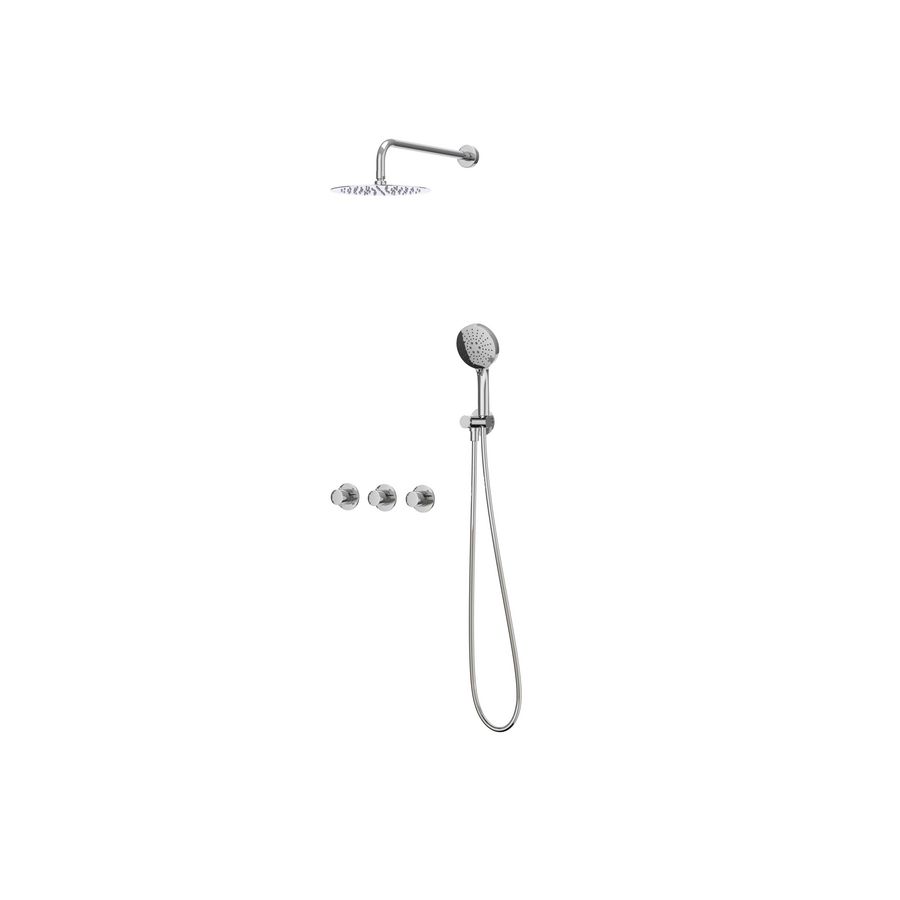 Afbouwdeel regendouche IVY combiset Bond 4 inbouwthermostaat symmetry chroom CSB4CRBBAC incl. inbouwbox
