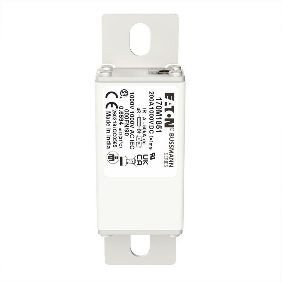 Zekering hoge snelheid 200A DC 1000V 000 24x36x115mm VVE=3