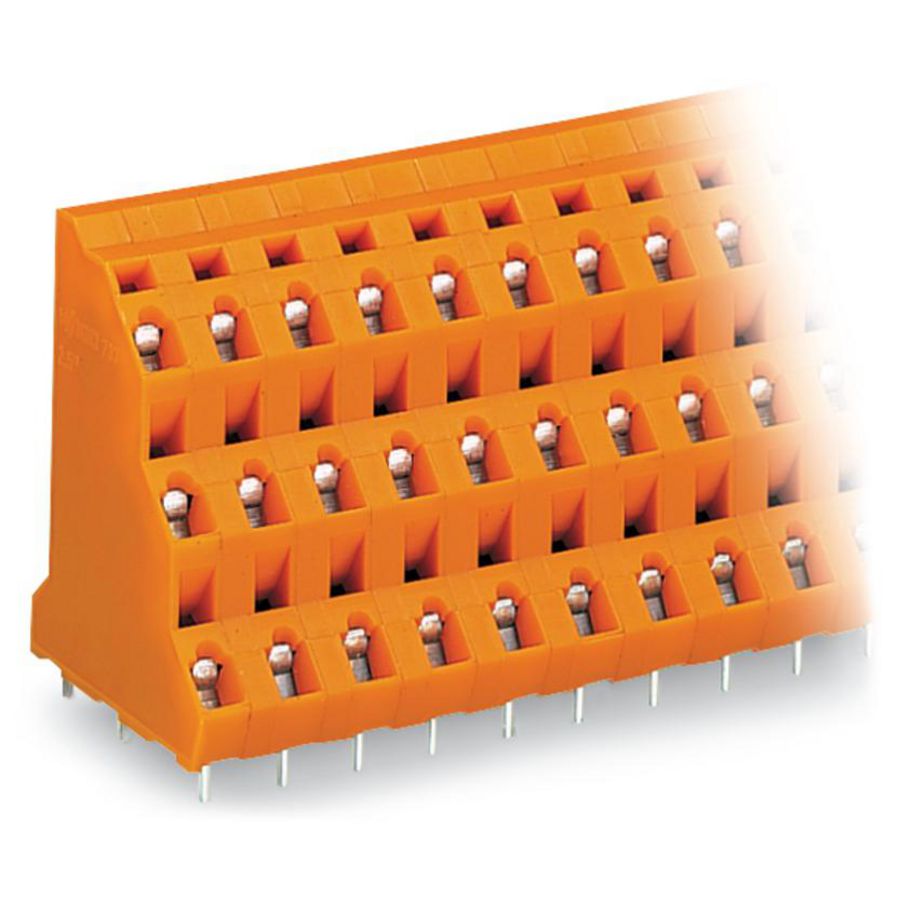 3-etage printklem 2,5mm² raster 7,62mm oranje 737-602 VVE=76