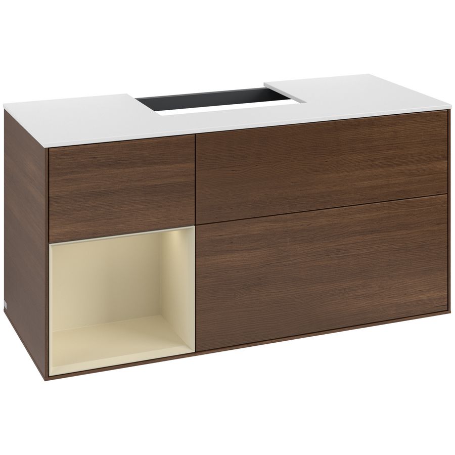 Wastafelonderkast Finion 1200x603x501mm W.Veneer F161HJGN