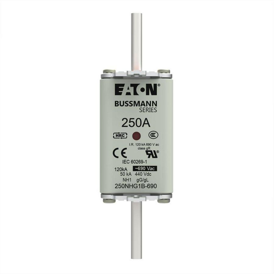 Zekering laagsp. 250A AC 690V NH1 gL/gG dubbele meld VVE=3