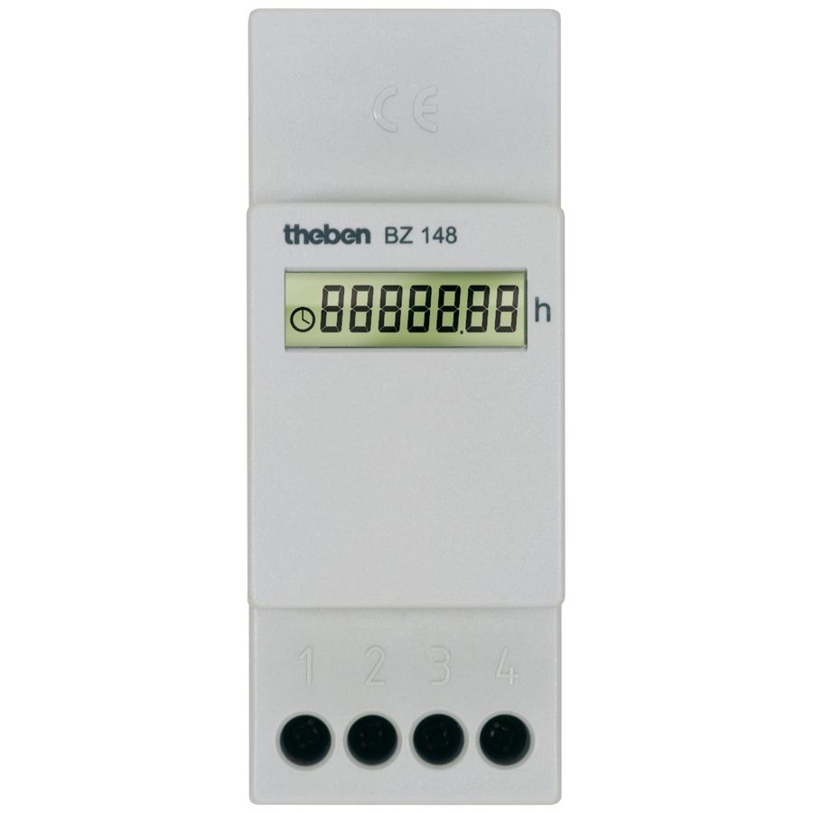 Bedrijfsurenteller BZ 148 digi inbouw breedte 35mm