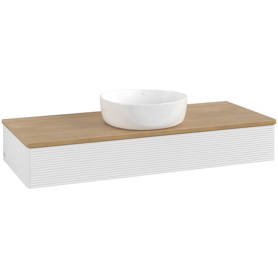 Wastafelonderkast Antao 1200x190x500mm G.White.L K10111GF