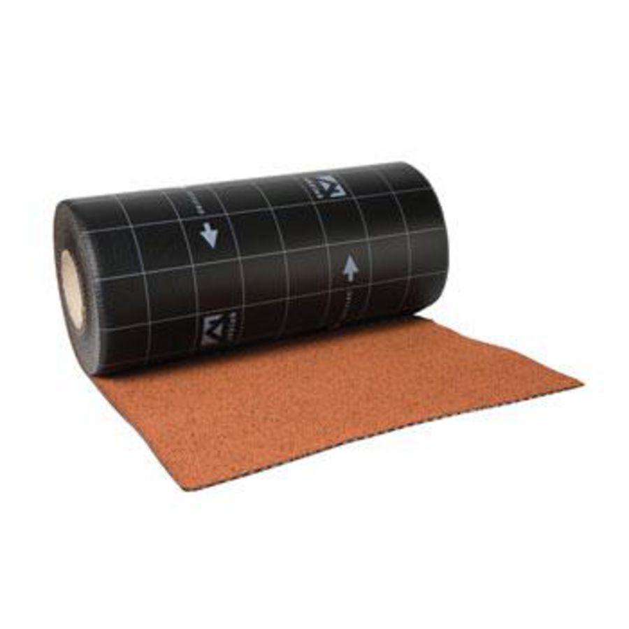 Rol a 12mtr. UBIFLEX loodvervanger 333mm natuurrood