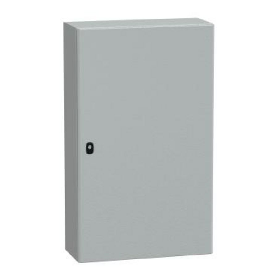 Kast Volle deur 1000x600x250mm IP66 / IK10 RAL70 Spacial S3D