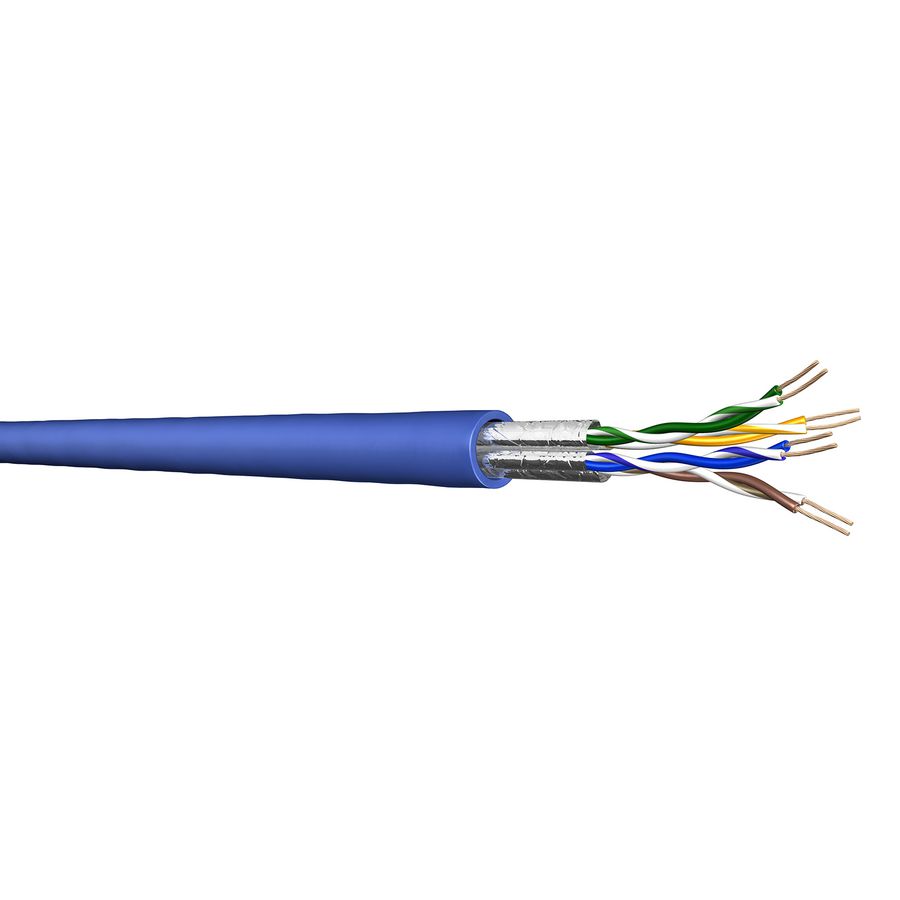 Haspel a 500m. UC400 S27 Cat.6 U/FTP Patch LSHF BU 4x2x27
