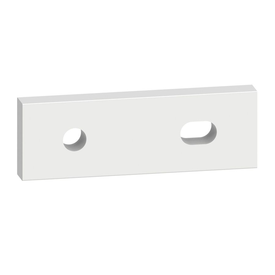 Pallet a 325st. Verbindingsplaat voor Alu DIN-rail-kasten XL