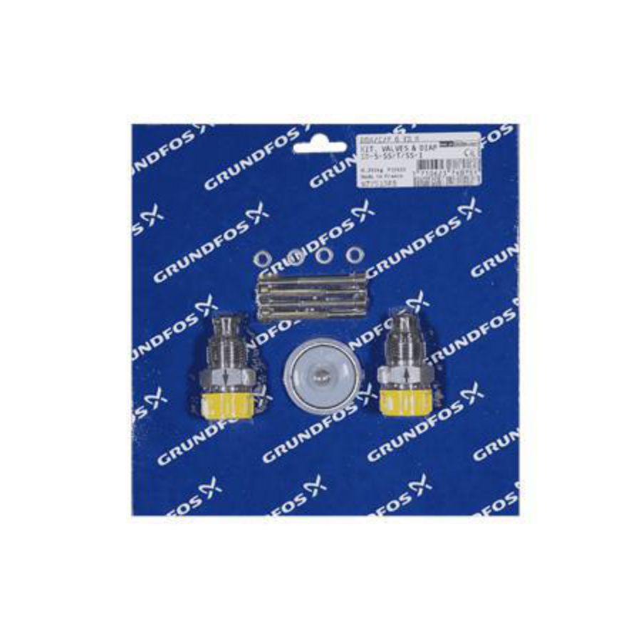 Reserve deel Kit, valve/diaph. SD-S-SS/T/SS-1