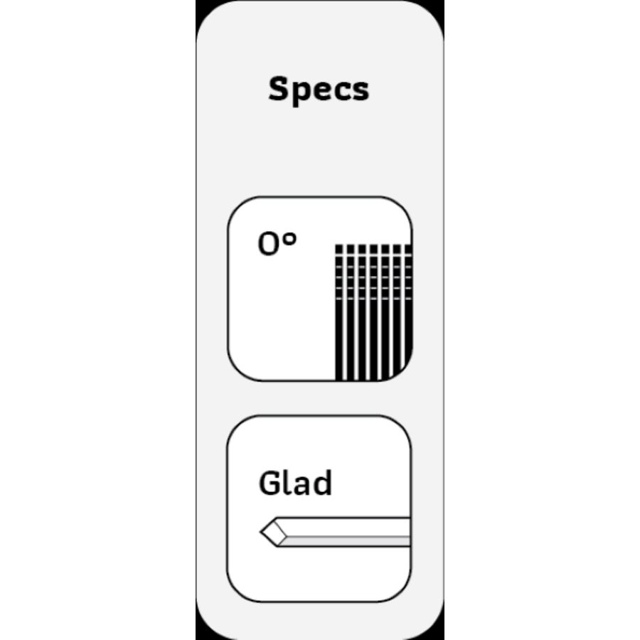 Doos a 5000st. J-minibrad gegalvaniseerd 18GA 1,25mm 25mm