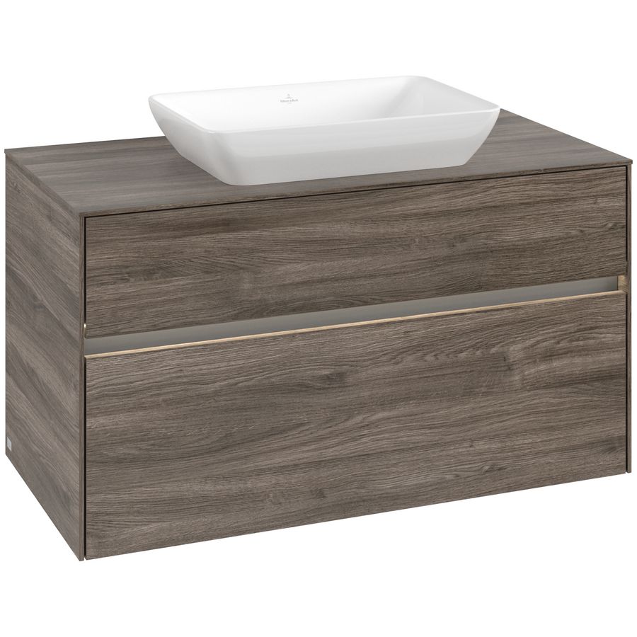 Wastafelonderkast Collaro 1000x548x500mm Sto.Oak C109B0RK