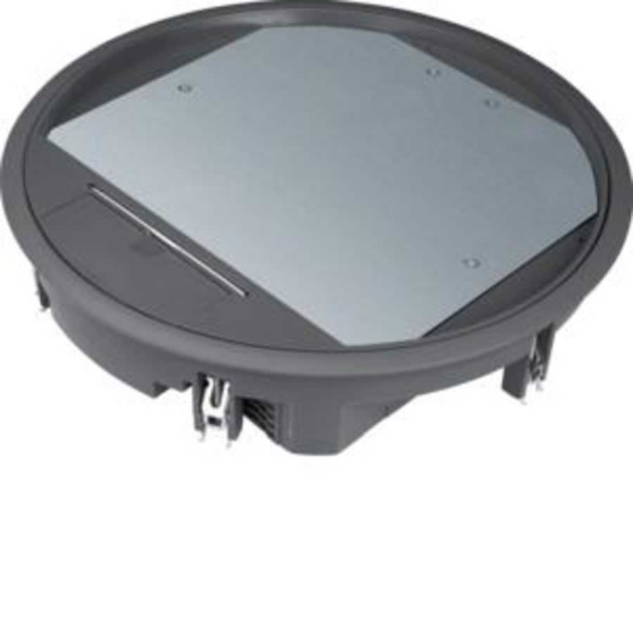 Installatiedoos R12 rondx306mm zwart 12mm vloerafdekking