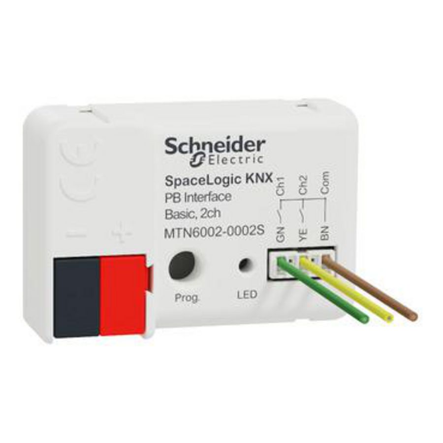 SpaceLogic KNX Push Button Interface 2ch