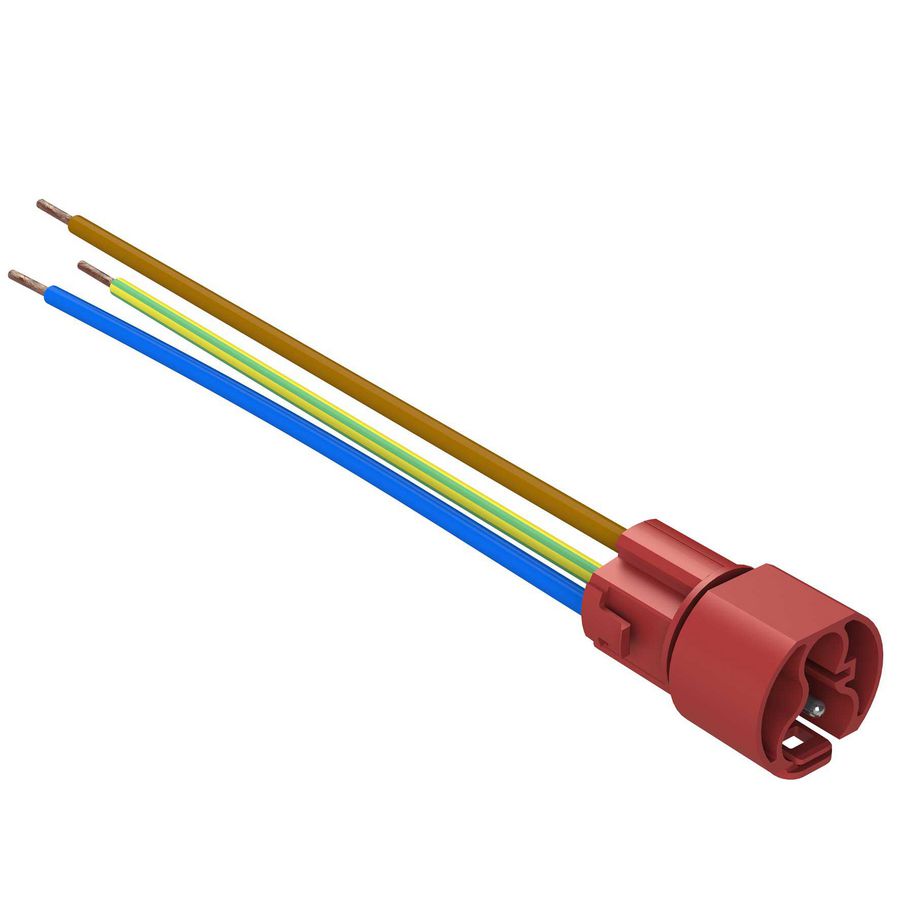 Chassisdeel rood male 3x2,5 BR-BL-GG VVE=25