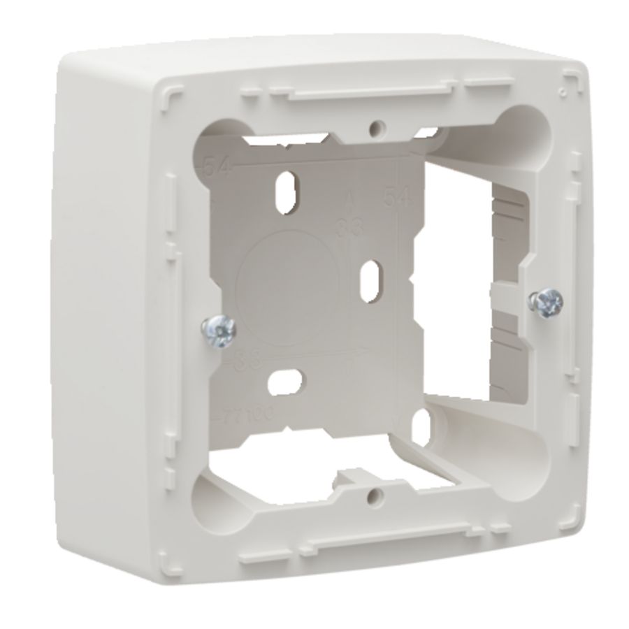 Enkele opbouwdoos alle inbouwapparaten Original-reeks white