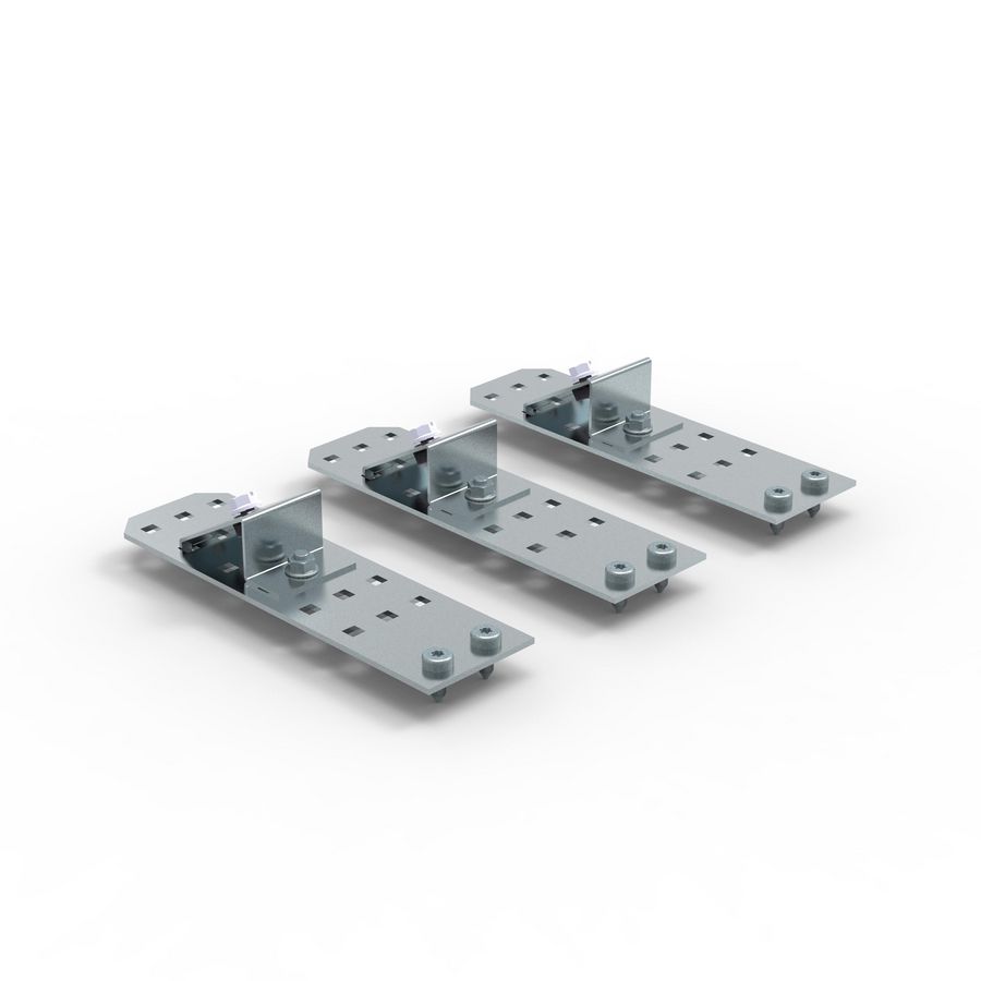 Universeel gekantelde steun voor aanbouwmodule XL3S
