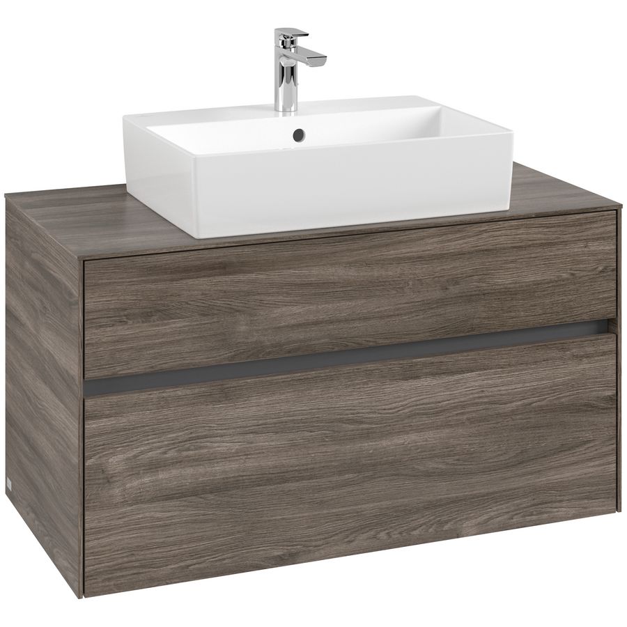 Wastafelonderkast Collaro 1000x548x500mm Sto.Oak C12500RK
