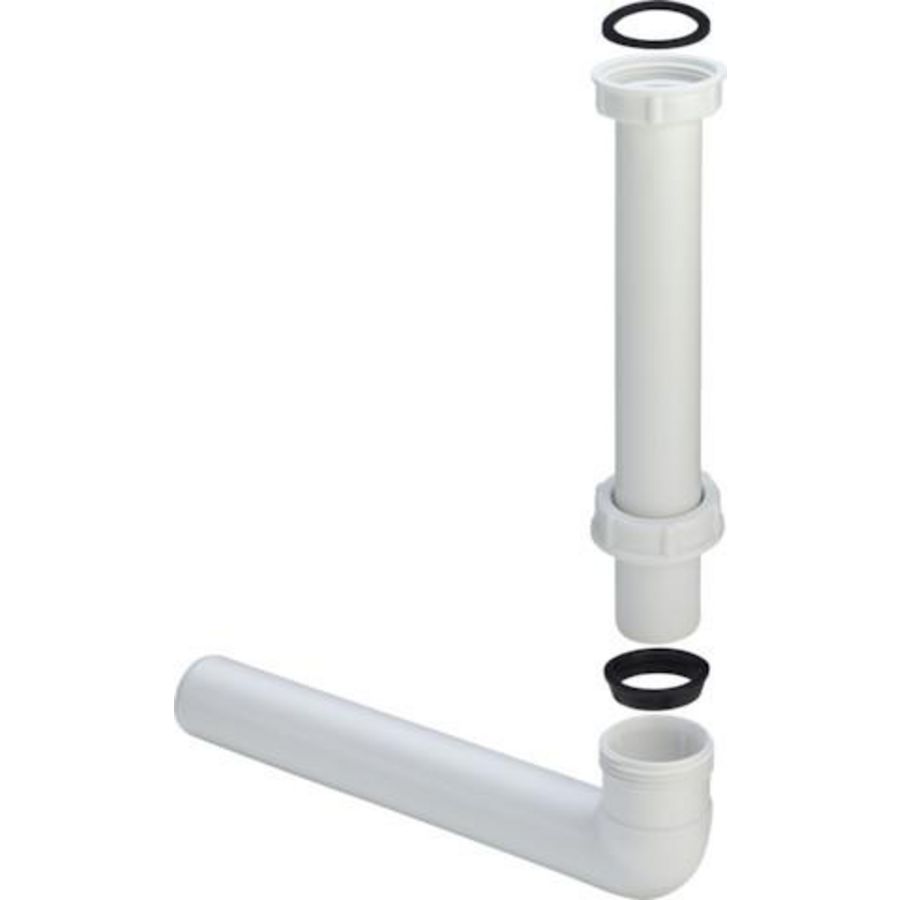 Afvoerbocht 1 1/4x32 kunststof/wit