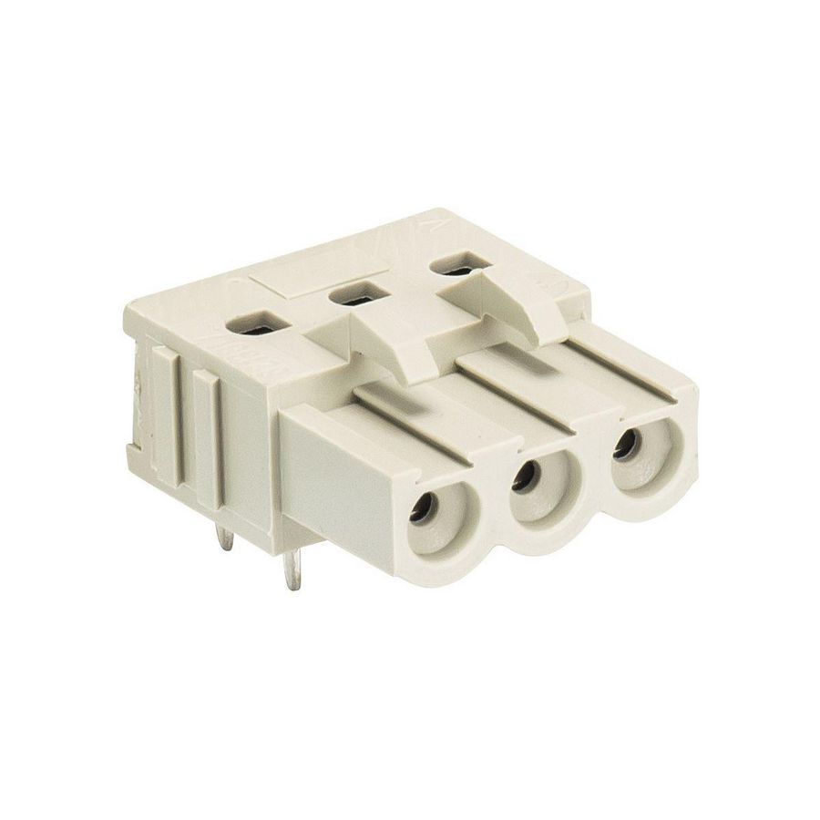 Kabelconnector printdeel 8213 BL W 2,5mm² 2P 5,08mm VVE=100