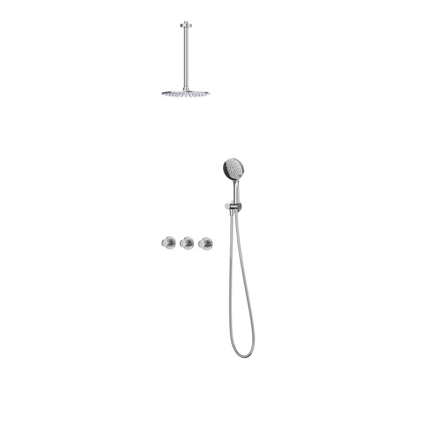 Afbouwdeel regendouche IVY combiset Bond 4 inbouwthermostaat symmetry chroom CSB4CRBECC incl. inbouwbox