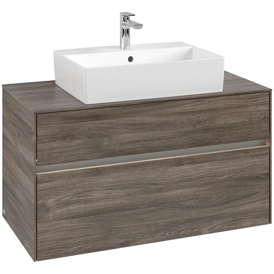 Wastafelonderkast Collaro 1000x548x500mm Sto.Oak C125B0RK