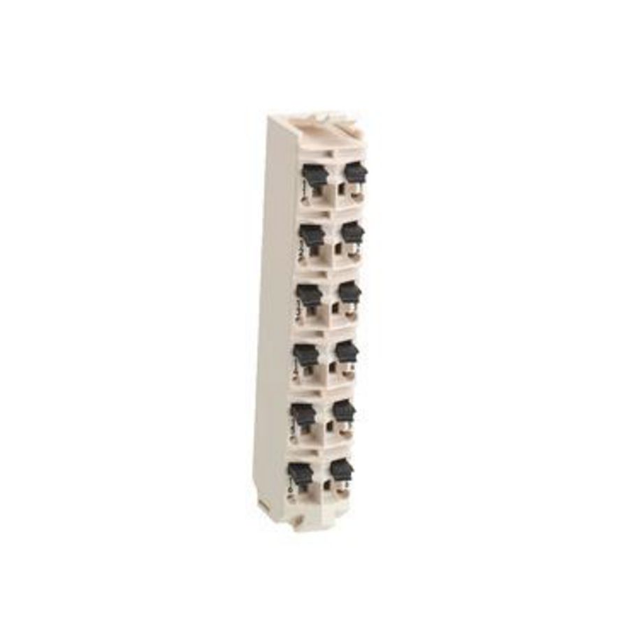 Klemmenblok 12 contacten 24V DC Wit Modicon TM5