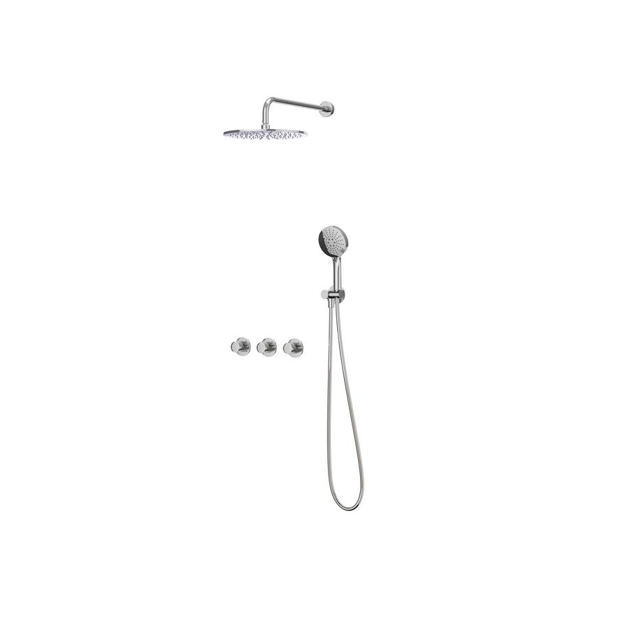 Afbouwdeel regendouche IVY combiset Bond 4 inbouwthermostaat symmetry chroom CSB4CRBFAC incl. inbouwbox