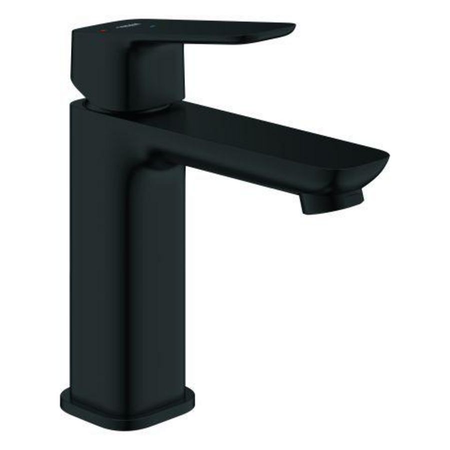 Wastafelmengkraan Es Push-Open, Matte Black Cubeo (Prof) 1017572430