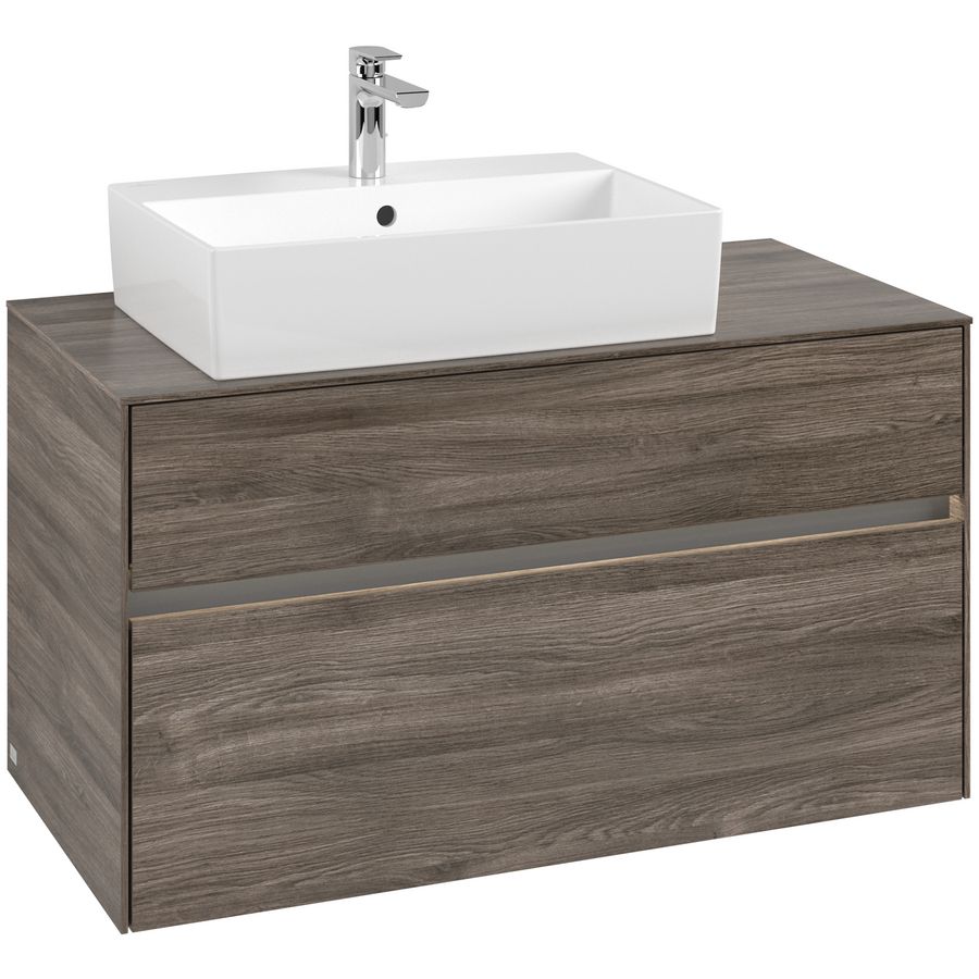 Wastafelonderkast Collaro 1000x548x500mm Sto.Oak C126B0RK