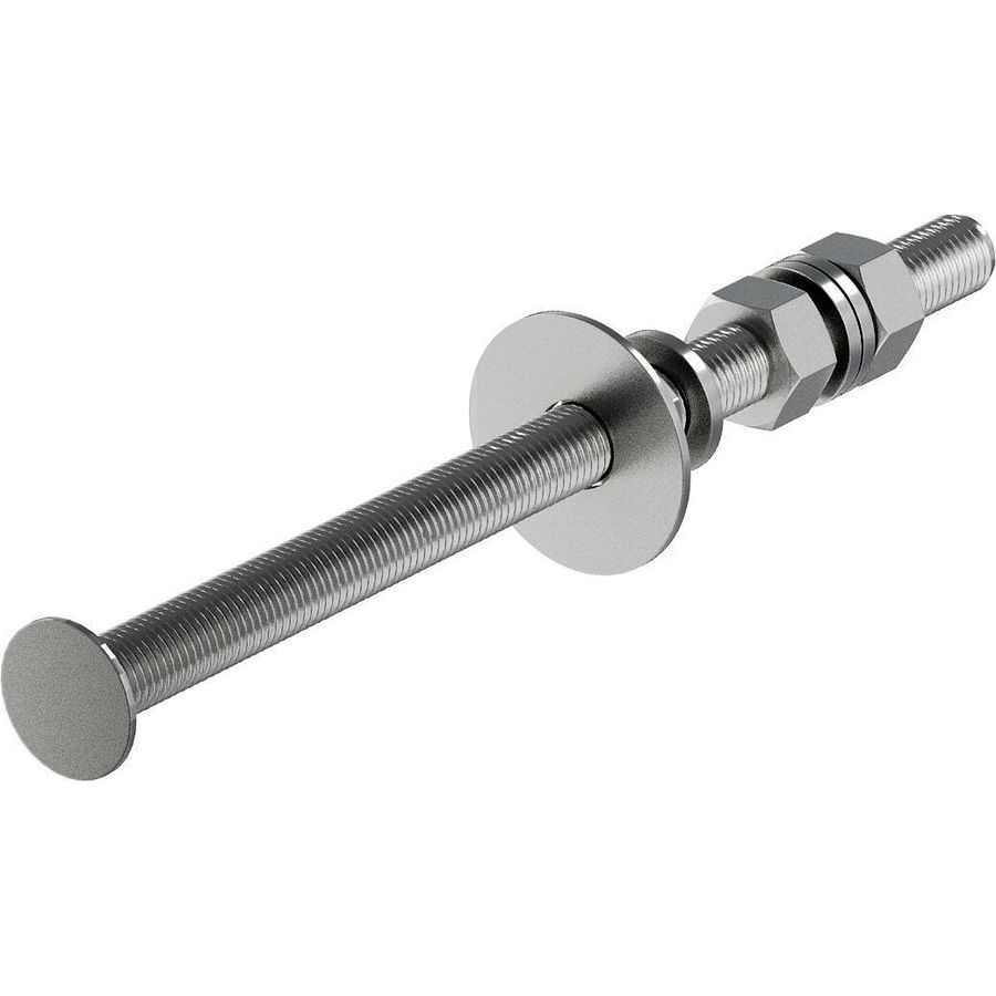 Draadstang betonsokkel 270mm rvs A2 1.4301 VVE=3