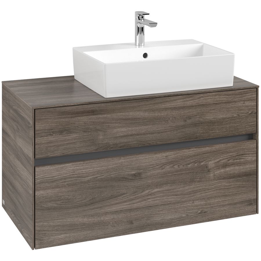 Wastafelonderkast Collaro 1000x548x500mm Sto.Oak C12700RK