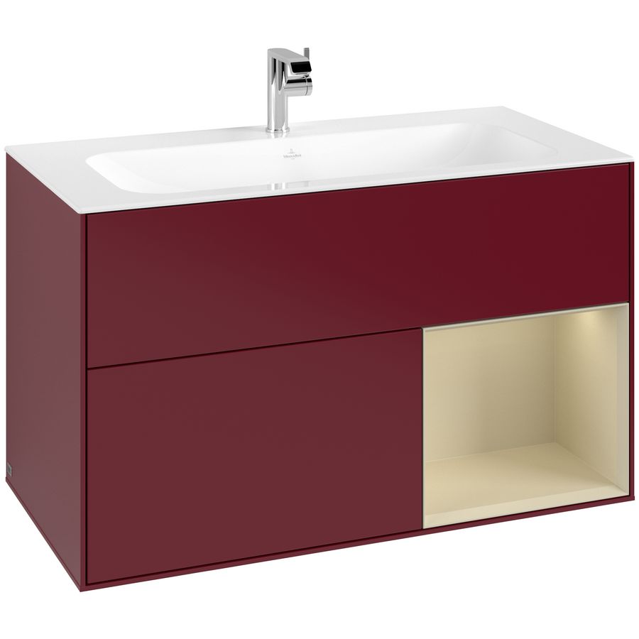Wastafelonderkast Finion 996x591x498mm Peony Matt Lacquer G040HJHB