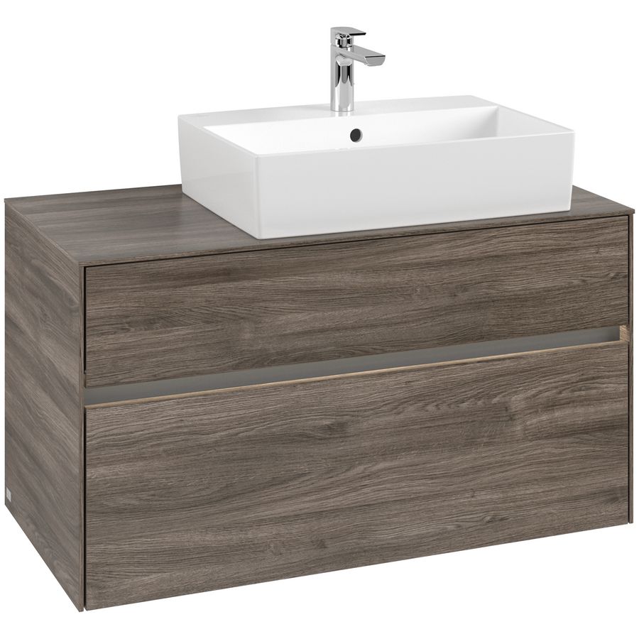 Wastafelonderkast Collaro 1000x548x500mm Sto.Oak C127B0RK