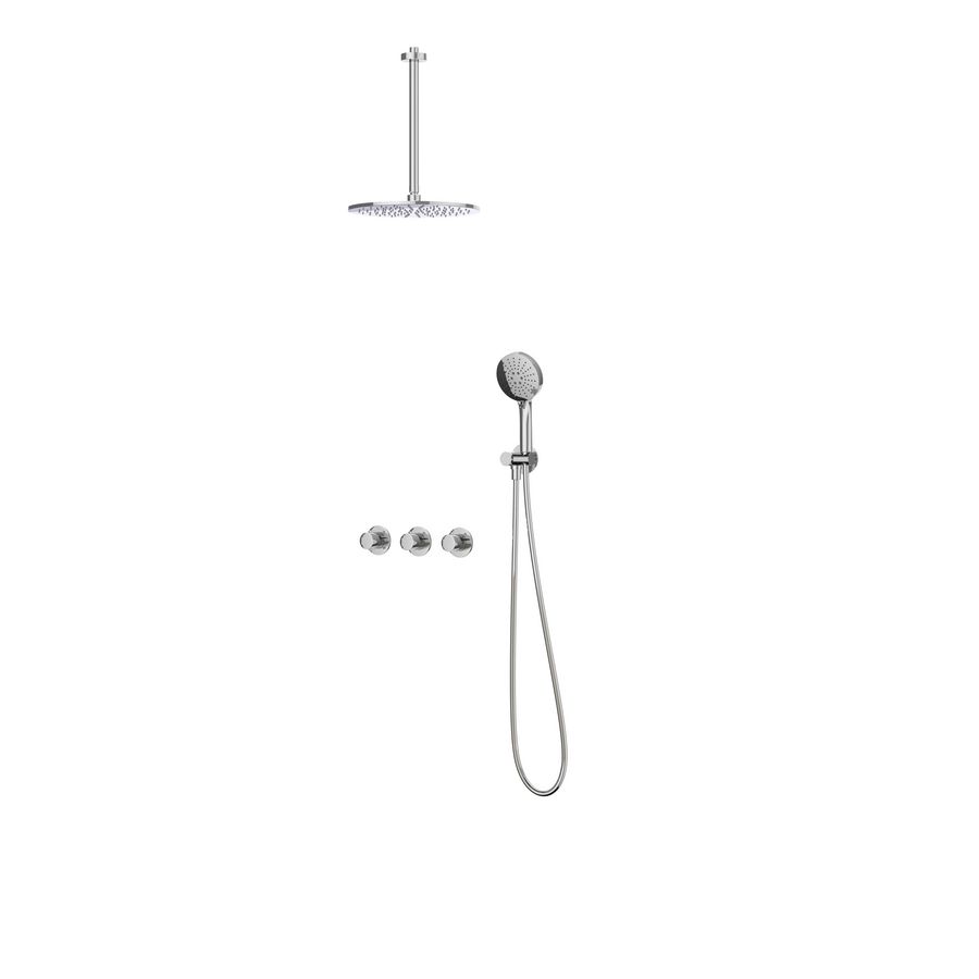 Afbouwdeel regendouche IVY combiset Bond 4 inbouwthermostaat symmetry chroom CSB4CRBFCC incl. inbouwbox