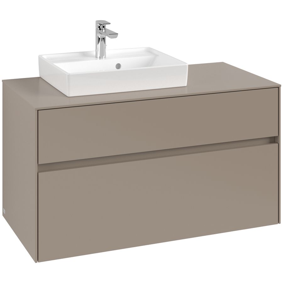 Wastafelonderkast Collaro 1000x548x500mm Taupe C01400VM