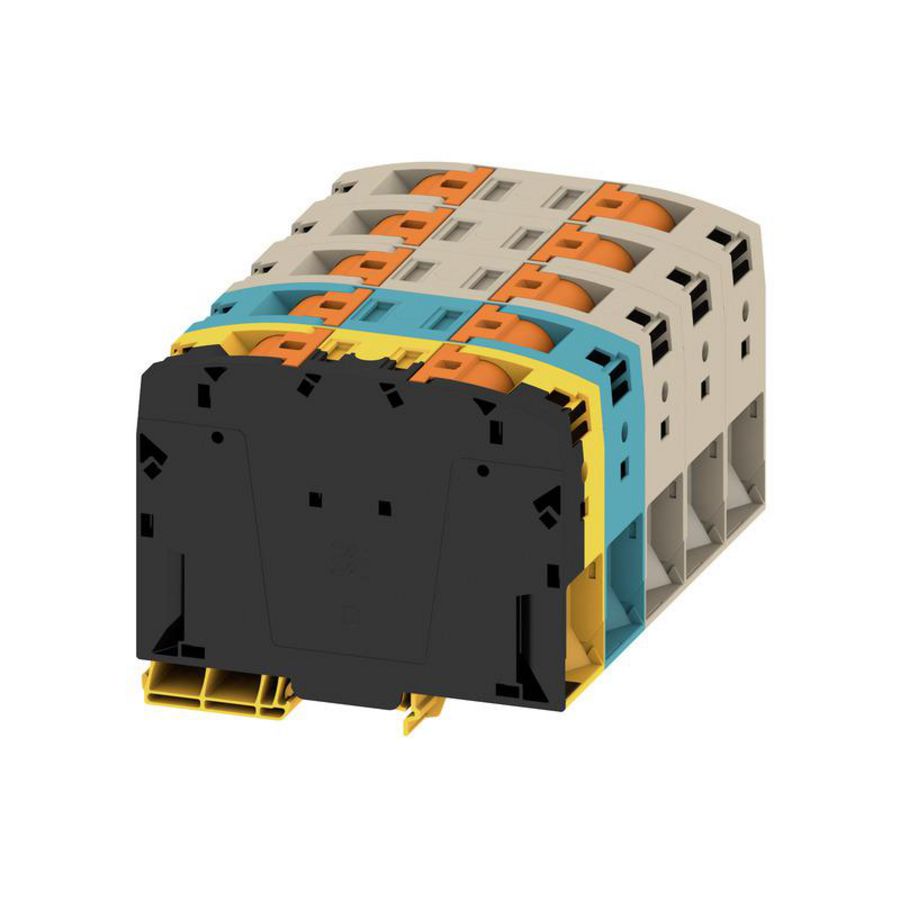 Doorvoer terminal blok PUSH IN d. beige 150mm2 309 A